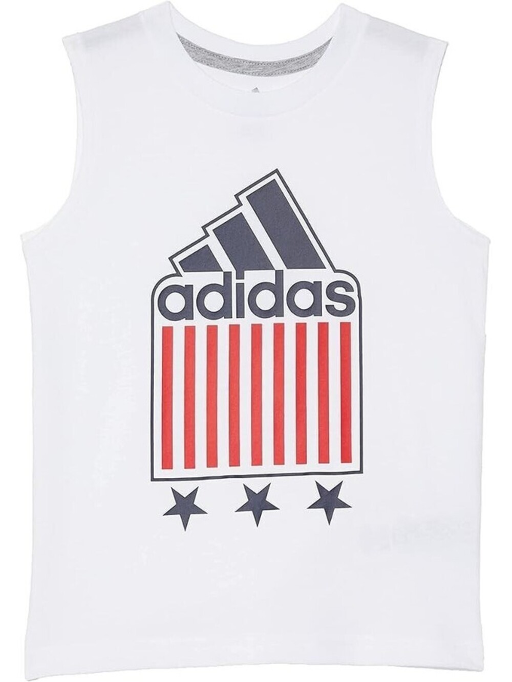 adidas Boy's Cotton Sleeveless Tee 21 (Toddler/Little Kids) Size 6